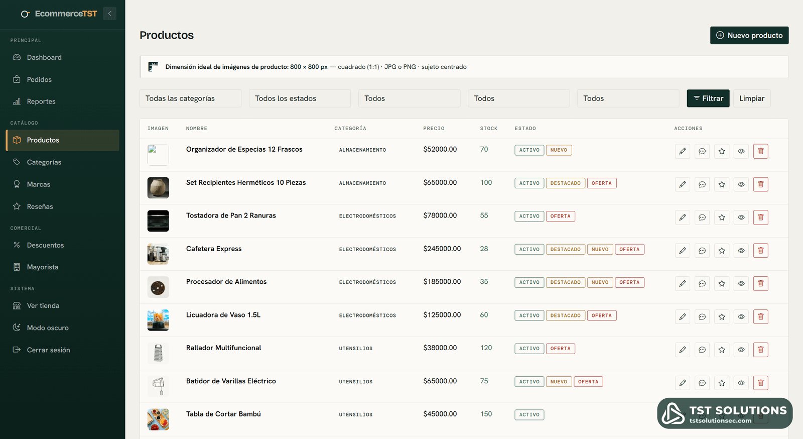 ECOMMERCE TST — Captura 12