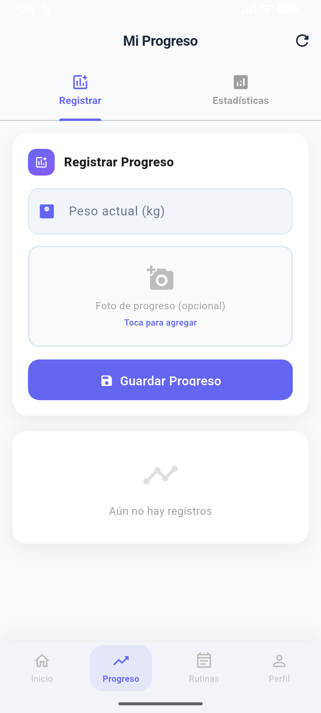 Seguimiento Fitness - Vista 6