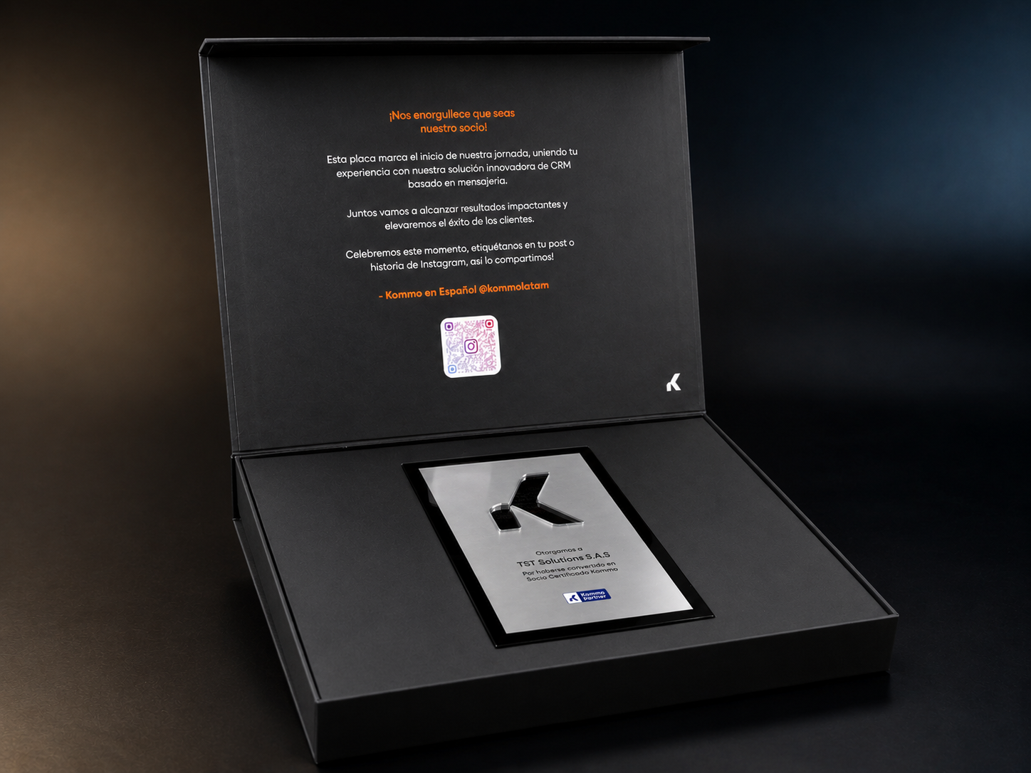 Certificación Kommo Partner - Placa 1