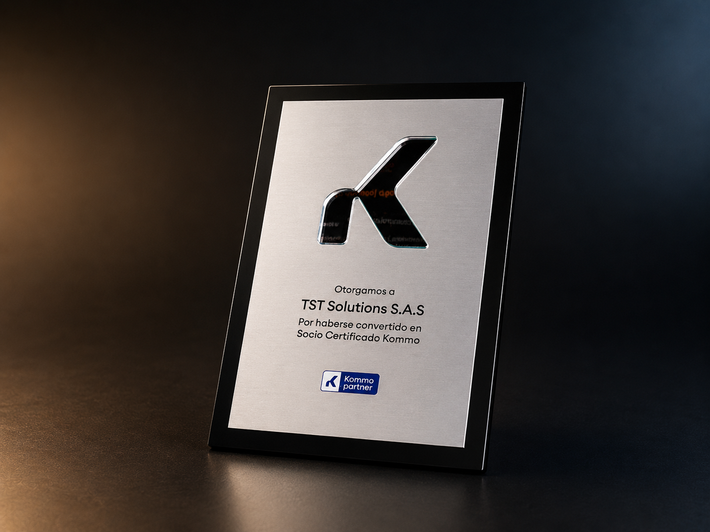 Certificación Kommo Partner - Placa 3