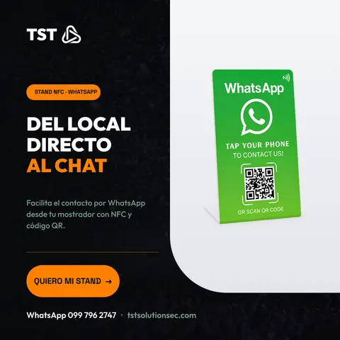 PLACA WHATSAPP NFC